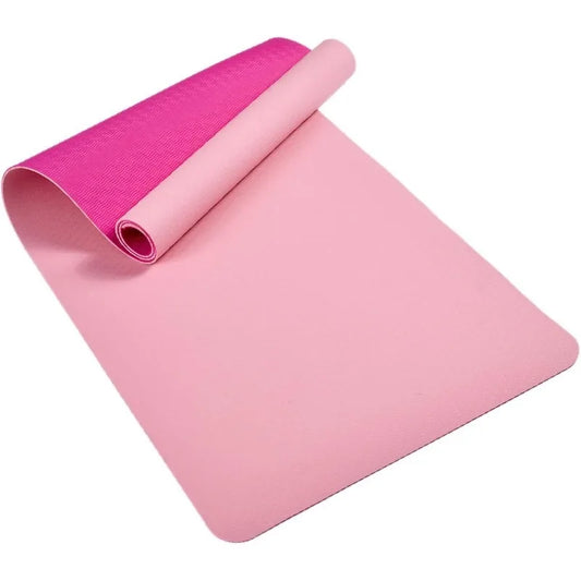 Non-Slip TPE Yoga Mat for Women & Men, 72"x24" Extra-Long Pilates Mats for Hot Yoga/HIIT, Floor Workouts, Lightweight Fitness Mat