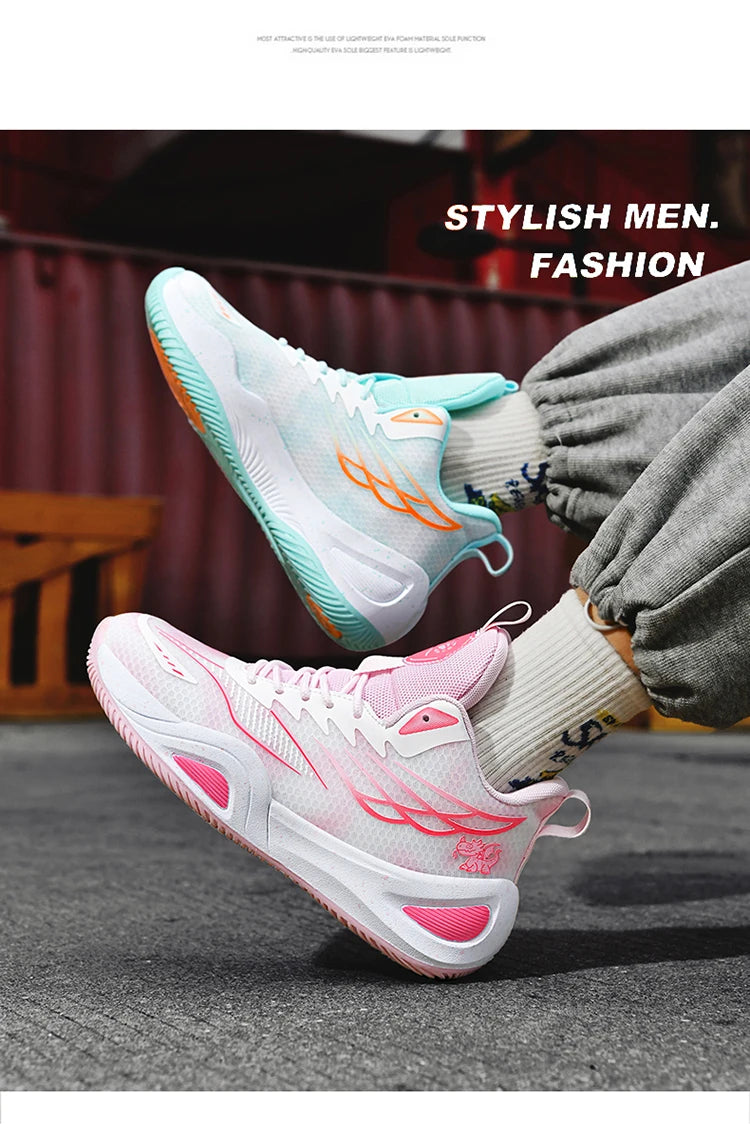 High Quality Sneakers Men Basketball Shoes Light Sports Shoes/Trainer Women Breathable Athletic Outdoor