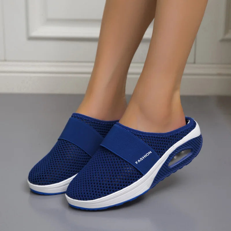 Women Shoes Casual Increase Sandals Non-slip Platform Sandals For Women/Breathable Outdoor Orthopedic Diabetic Walking Slippers