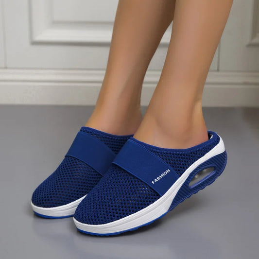 Women Shoes Casual Increase Sandals Non-slip Platform Sandals For Women/Breathable Outdoor Orthopedic Diabetic Walking Slippers