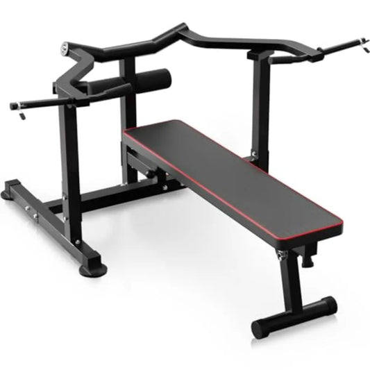Chest Bench Press Machine Home Gym Workout Bench Equipment/with Independent Converging Arms Adjustable Flat Incline Bench