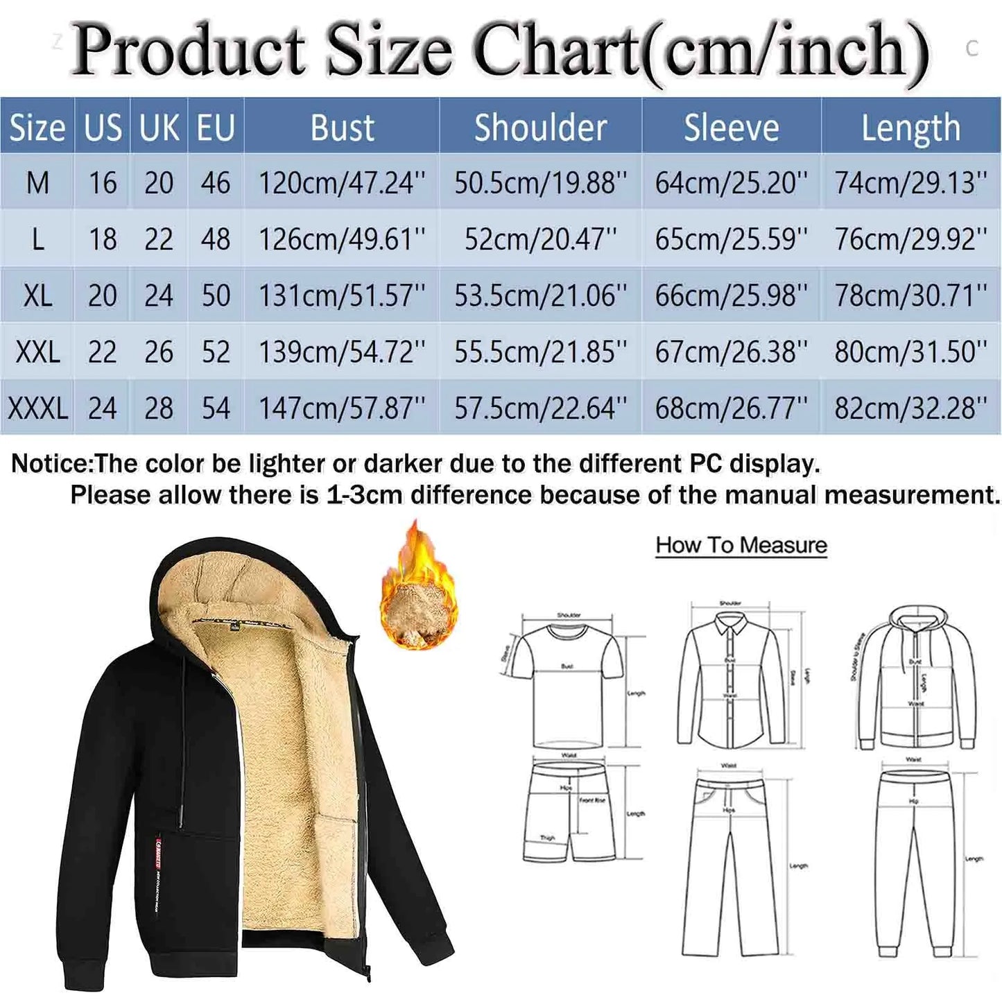 Hooded Plush Jacket Coat For Men/Autumn And Winter Warm Male Fashion Outerwear Coat