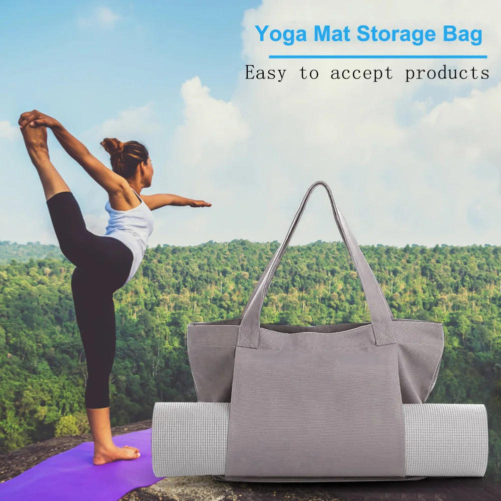 Oxford Yoga Mat Storage Pocket/Multifunctional Yoga Pilates Mat Case Bag