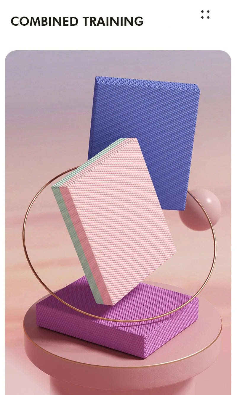 Balance Pad Non-Slip Foam Mat Ankles Knee Pad Cushion/Core Balance Strength Stability Training Fitness Yoga Pad Yoga & Fitness