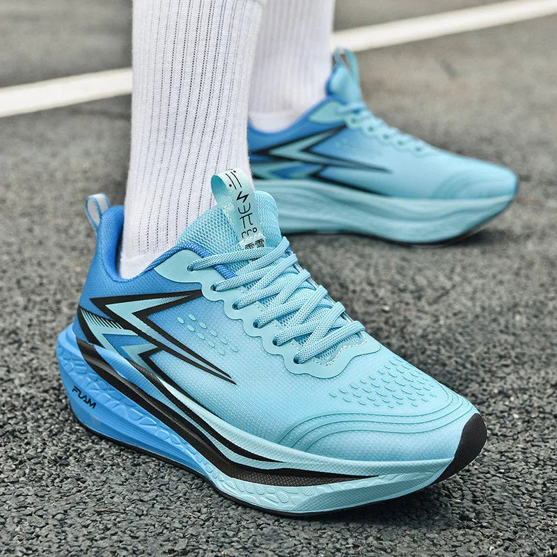 Men Running Shoes Speciality Marathon Sports Shoes Breathable/Lightweight Carbon Board Women's Trend Athletic Sneakers