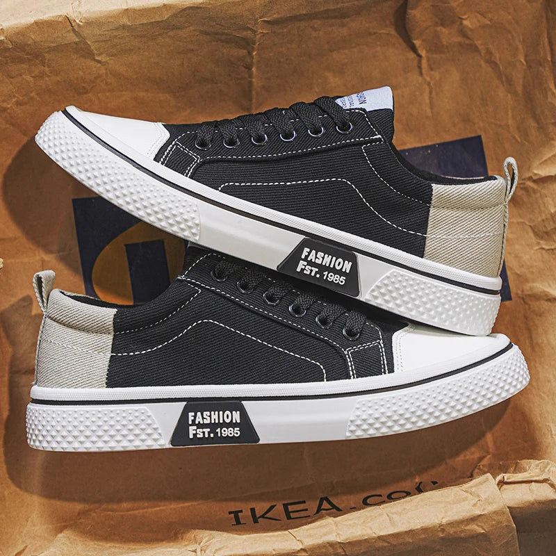 Canvas shoes Men's new spring summer style anti-slip sports sneakers for men/breathable and suitable for teenagers casual wear