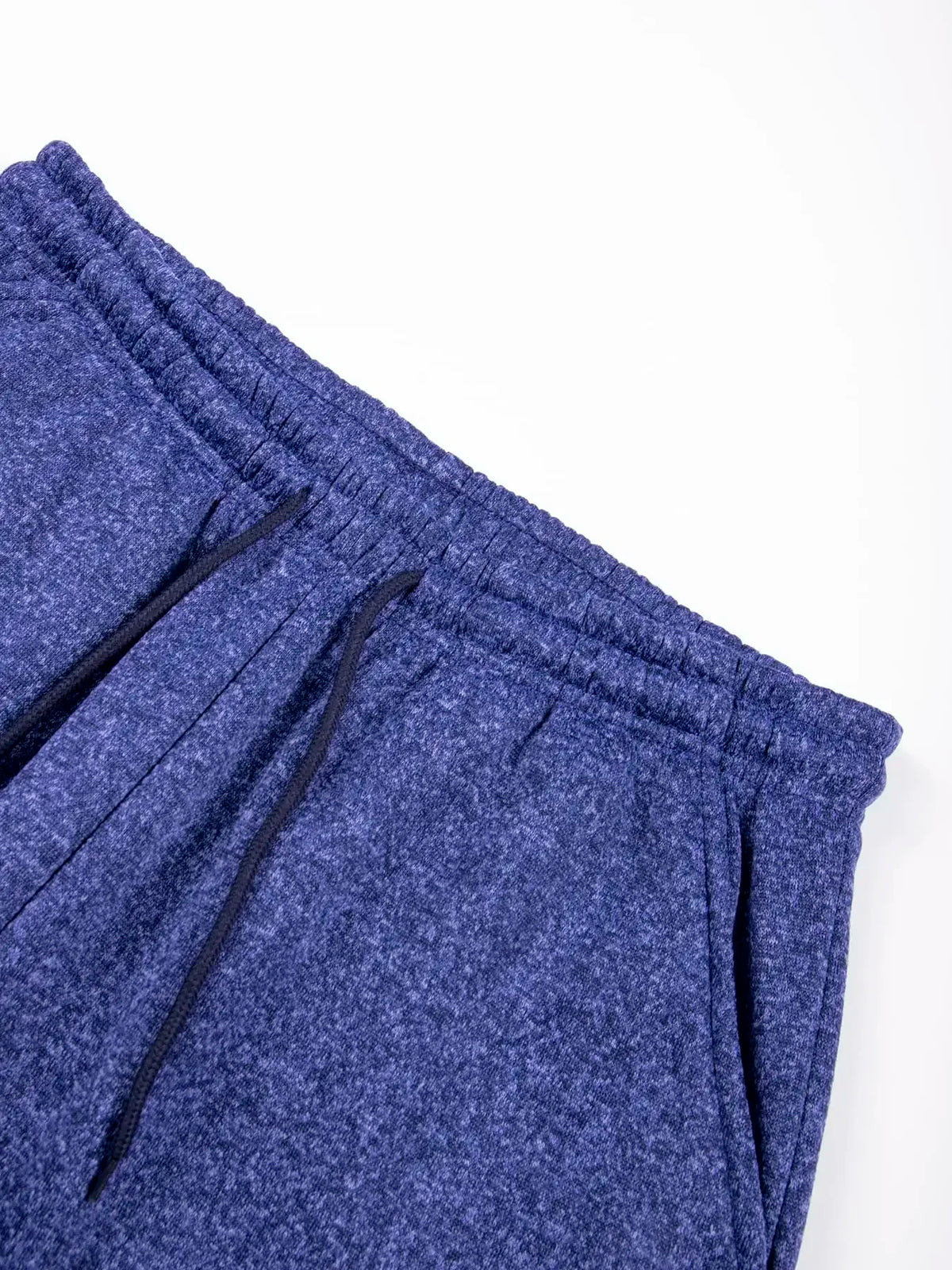 2Pcs In Set Men Fleece Lined Jogger Sweatpants Thick Warm Elastic Waist/Drawstring Tapered Pants Casual Athletic Winter Wear