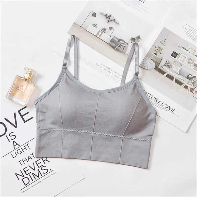 Seamless Bras Women Sports Bra Gym Running Push Up Bralette Padded/Vest Elastic Brassiere Women Fitness Gym Underwear Bra Top