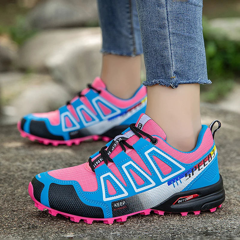 Women's Hiking Shoes Waterproof Outdoor Sports Shoes Women's Walking/Travel Sports Shoes Bicycle Sports Shoes Running Shoes
