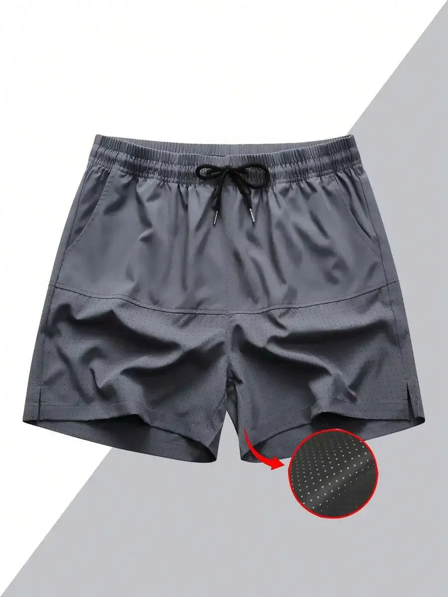 Men's Summer European & American Style Fitness Running Training/Outdoor Loose New Basketball 3-Inch Shorts Thin Sports Shorts