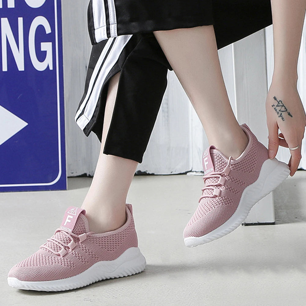 Women Running Hiking Sneakers/Breathable Walking Sneakers Casual Outdoor Shoes