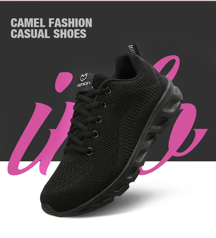 Women New Lightweight Soft Sole Sneakers Outdoor Sports/Casual Shoes Women's Mesh Comfort Running Shoes