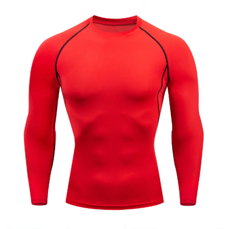 Men Compression Running T-Shirt Fitness Tight Long Sleeve Sport T-shirt/Training Jogging Shirts Gym Sportswear Quick Dry Clothes