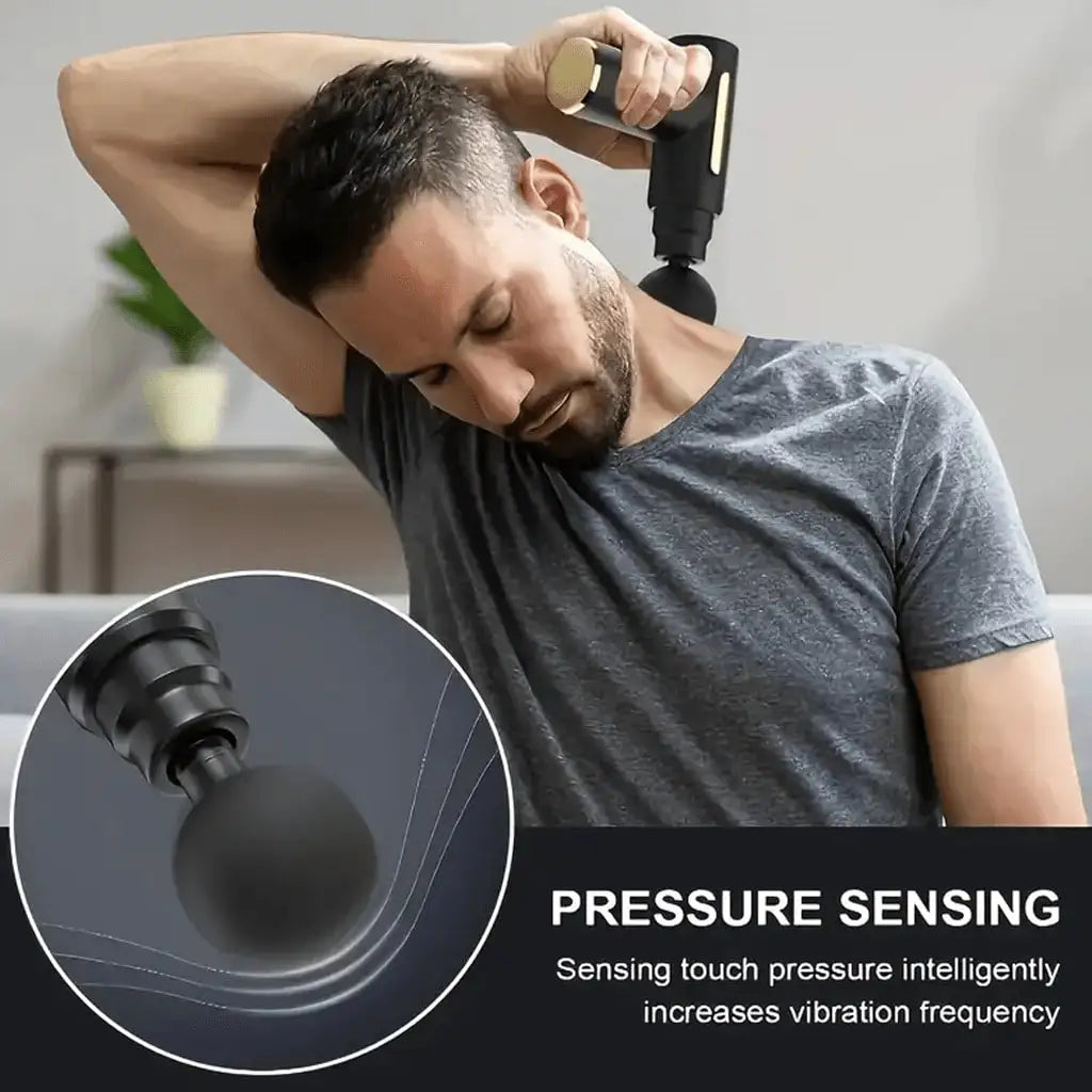 Muscle Relaxation Mini Massage Gun Suitable For Full-Body/And Arm And Back Massage Mini And Compact Portable Type-C Charging