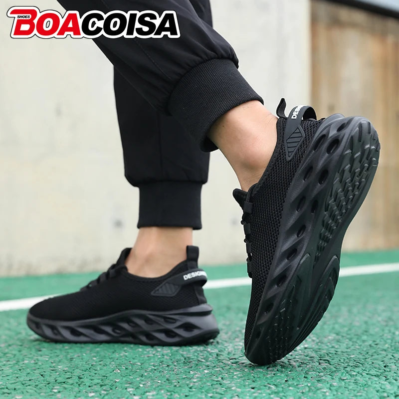 Man Running Shoes Comfortable Breathable Men's Sneakers Casual/Antiskid Wear-resistant Jogging Men Women Outdoor Sports