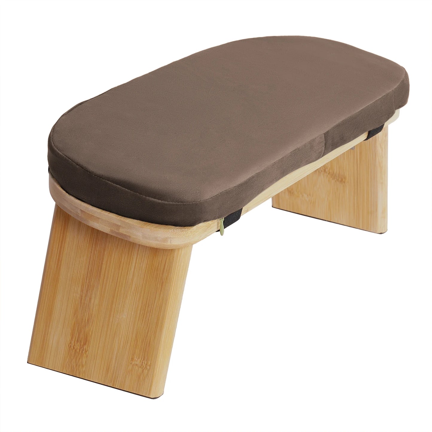 Meditation Prayer Bench, Portable Foldable & 5° Ergonomic Tilt Kneeling Meditation/Yoga Stool with Cushion & Carry Bag for Home/Studio/Gym