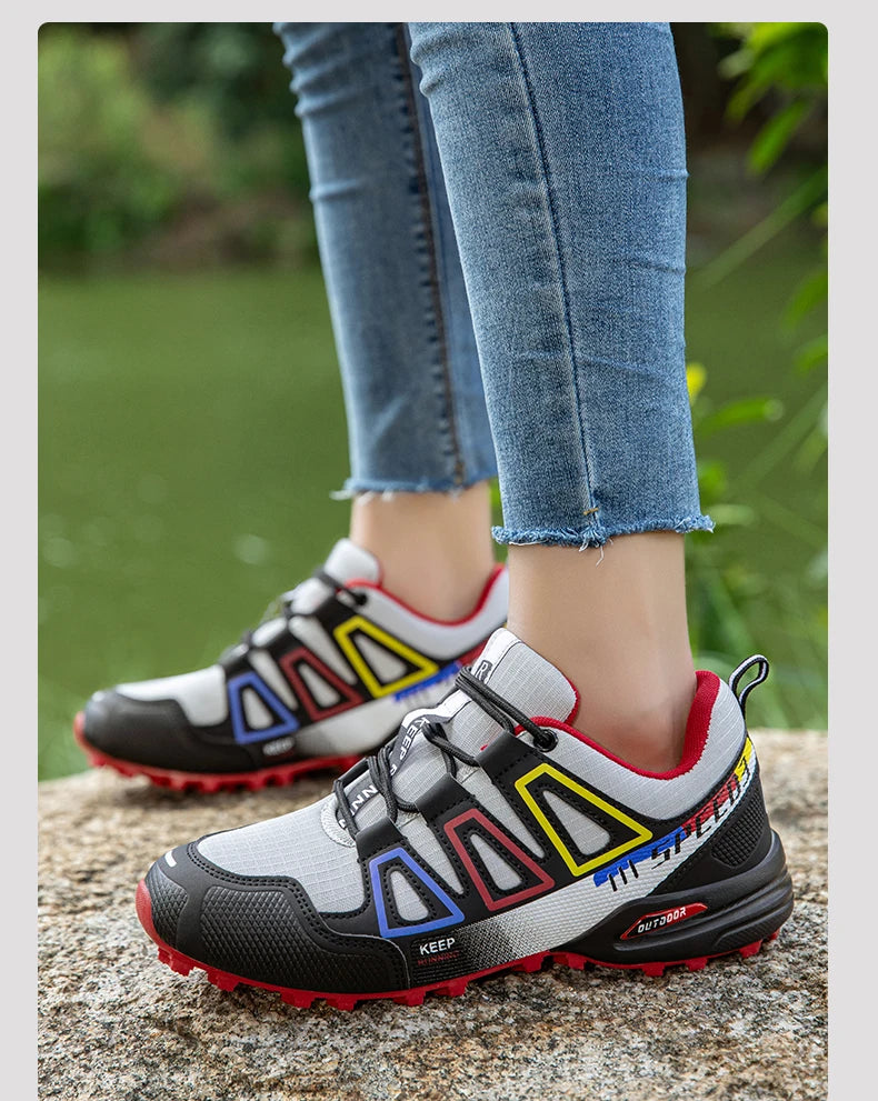 Women's Hiking Shoes Waterproof Outdoor Sports Shoes Women's Walking/Travel Sports Shoes Bicycle Sports Shoes Running Shoes