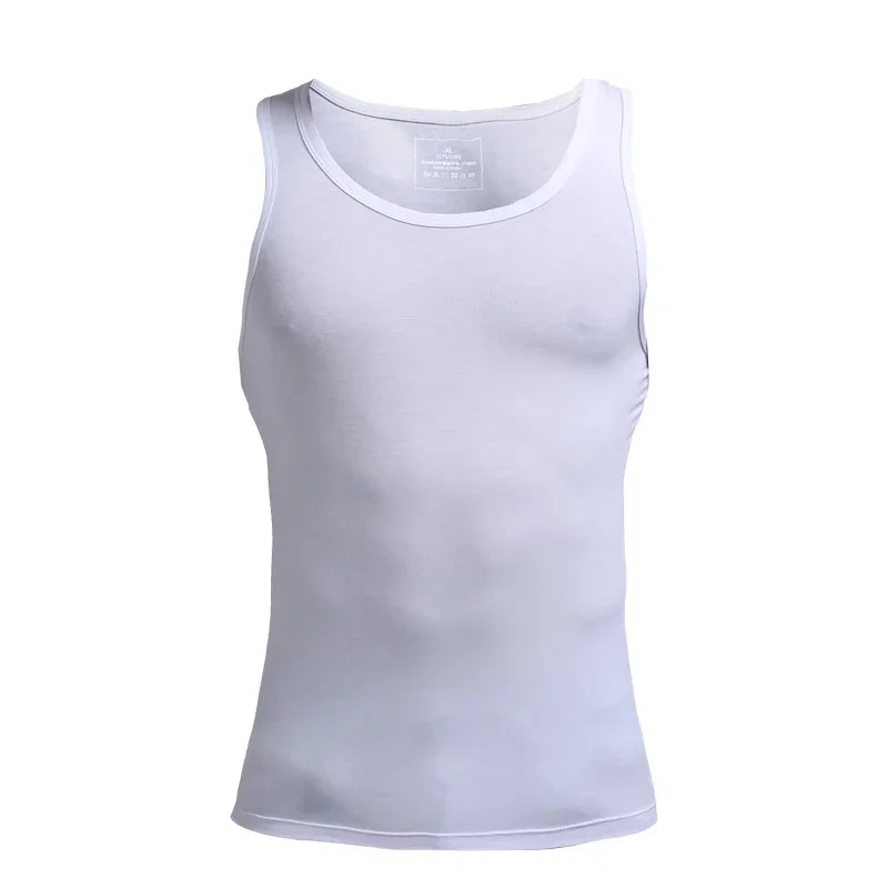 5PCS Men's summer trendy slim-fit hurdling style/wearing men's tight-fitting Tank Tops