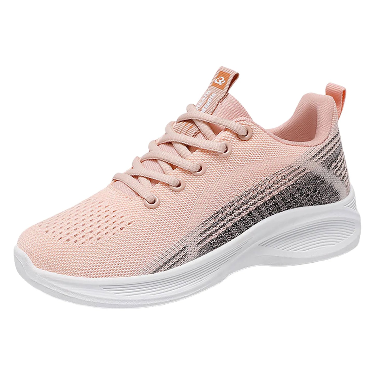 Women's Casual Soft sole Sneakers Breathable Shoes Fly weave/Mesh Running Shoes Women's Lace-up Sport Walking Sneaker