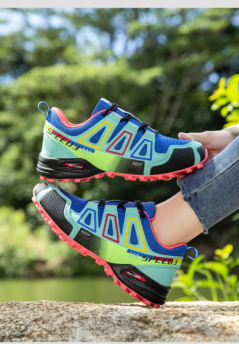 Women's Hiking Shoes Waterproof Outdoor Sports Shoes Women's Walking/Travel Sports Shoes Bicycle Sports Shoes Running Shoes