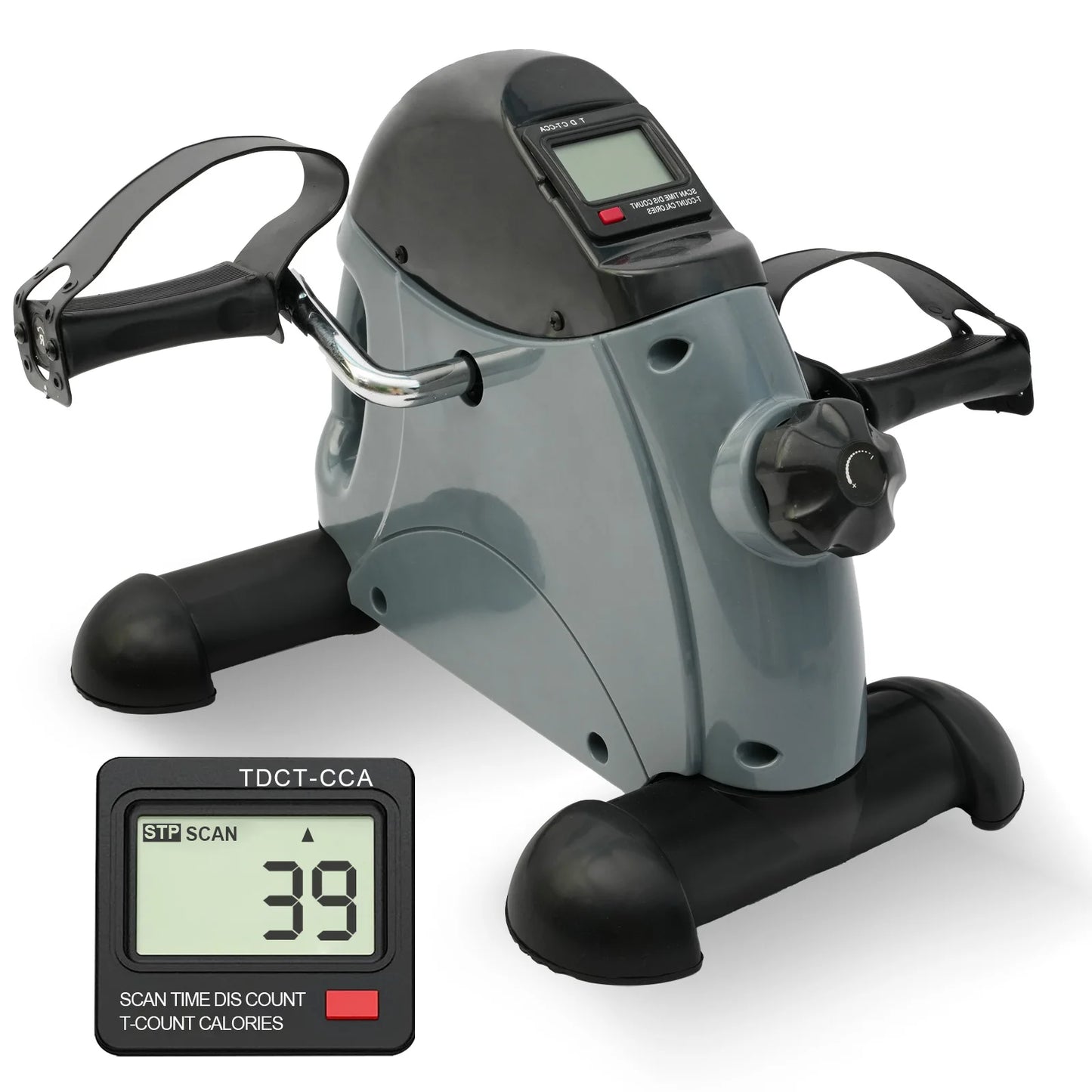 Mini Under Desk Pedal Exerciser Bike Multi-Function Motorized Digital/With LCD Screen Display for Leg Arm and Knee for Elderly