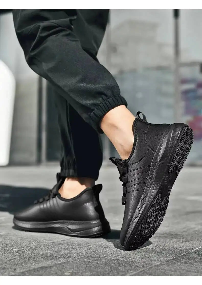 Hotel Four Season New Light Plus Size Men's Work/Waterproof Non-Slip Oil-Proof Chef Career Casual Shoes