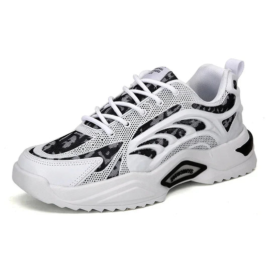 Women's casual sports shoes spring and summer flat non-slip/breathable loafers flying mesh running fitness Women's shoes
