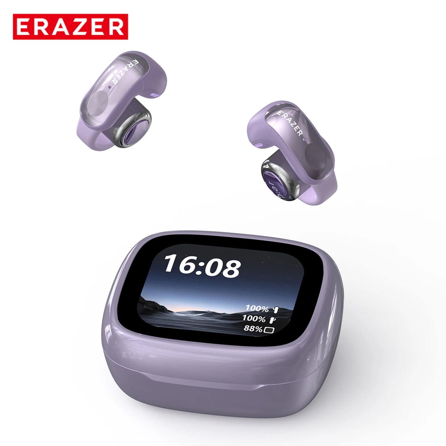 ERAZER XF28 Bluetooth V6.0 Translation Earphones Open-ear/True Wireless Earbuds Office Travel ASMR Headset APP