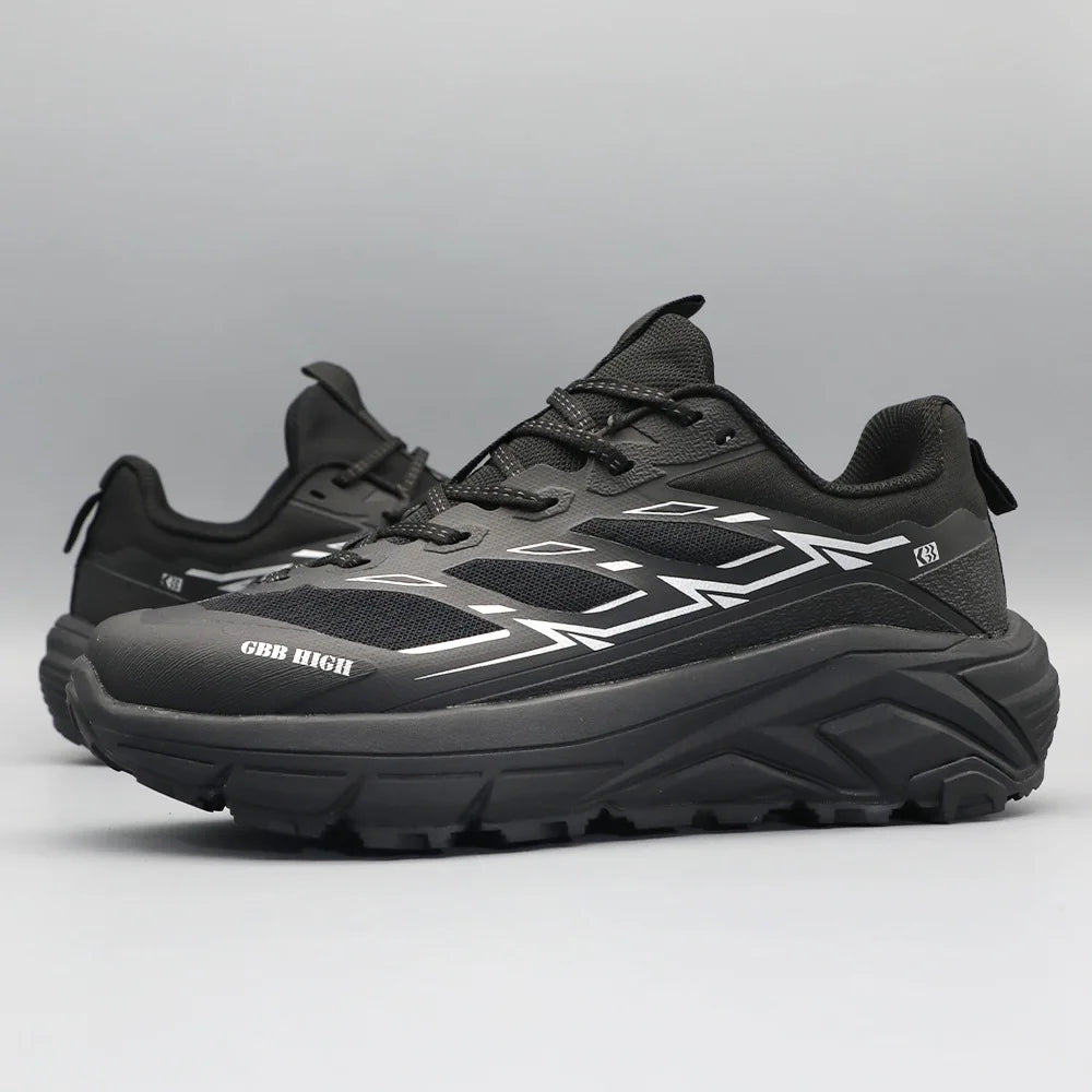 New men's outdoor casual sports shoes versatile, thick-soled cushioned/comfortable breathable non-slip hiking and climbing shoes for men
