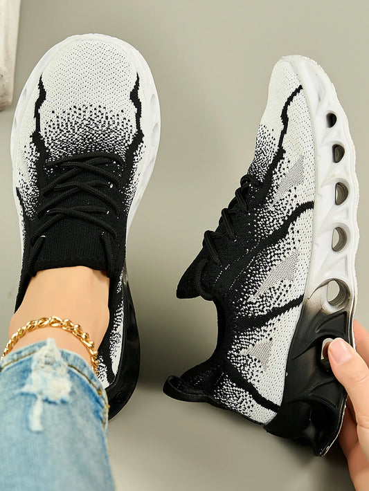 Women's running shoes lightweight mesh breathable and comfortable/flat soft tennis sports shoes for women