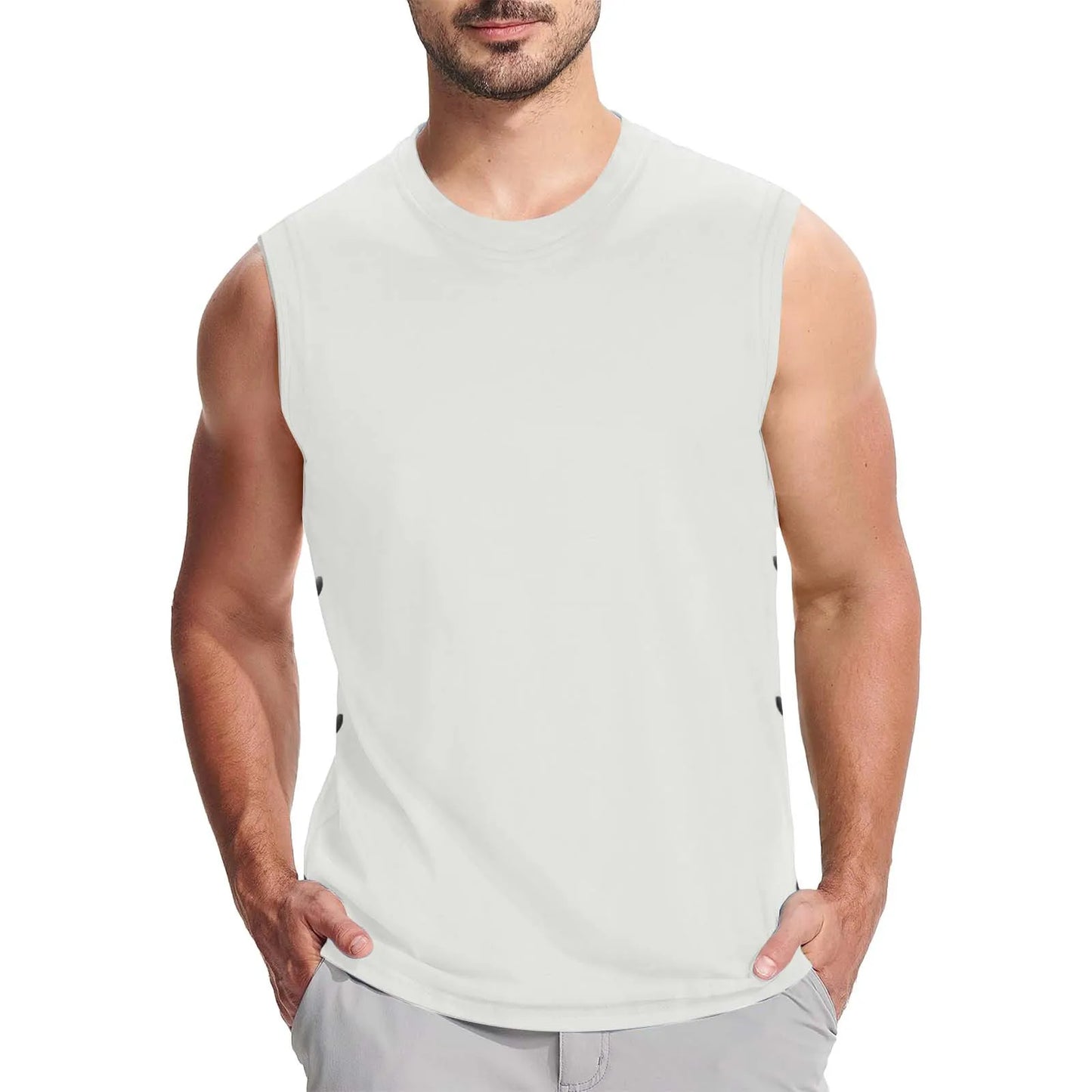 Sleeveless T-Shirt For Men Tank Top Men' Sleeveless Tank Top/Summer Cotton Thin Breasted Gym Tank Top Men