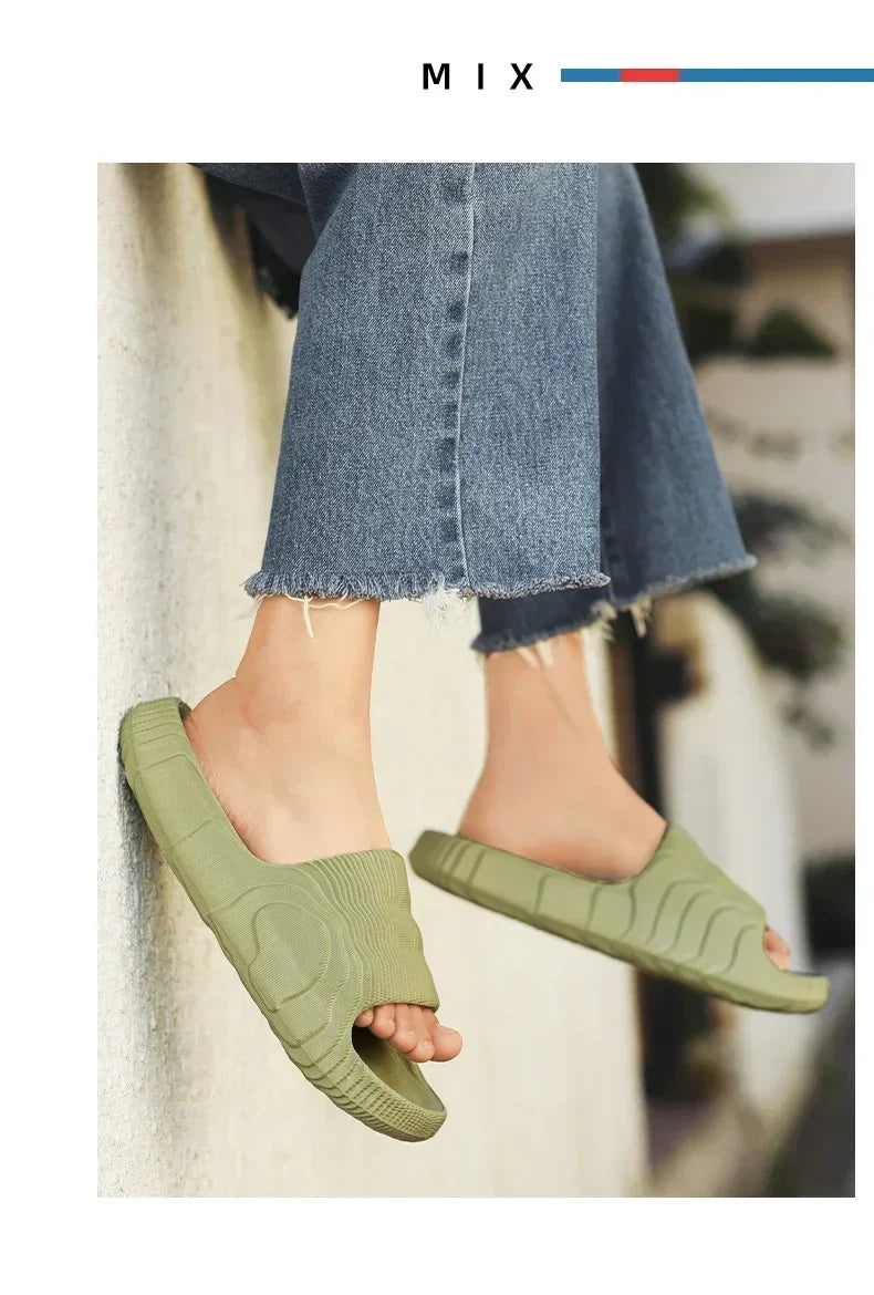 Luxury Man Sandal for Men Brand Men's Shoes White Sandals Flat/Men's Soft Sandal Summer Shoes Sale Slippers