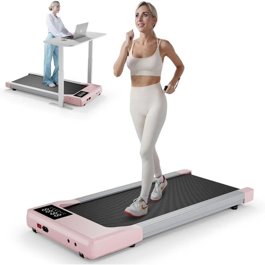 Walking Pad Treadmills for Home Office Under Desk Walk Mat with APP/and Remote Control 3 in 1 Portable Exercise Equipment