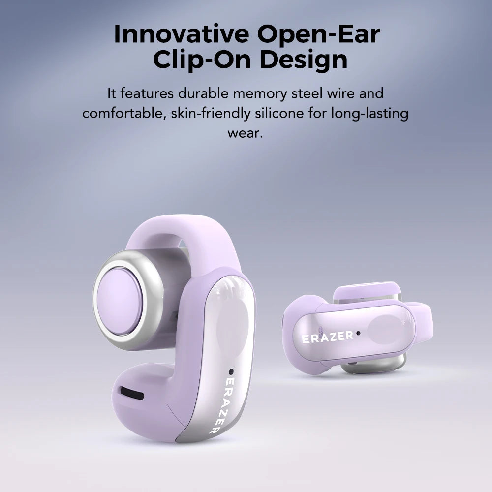 ERAZER XF28 Bluetooth V6.0 Translation Earphones Open-ear/True Wireless Earbuds Office Travel ASMR Headset APP
