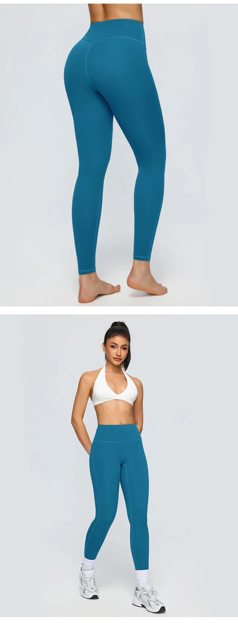 Women's Naked-Skin Yoga Leggings High Stretch Quick Dry Butt Lifting/Tight Fitness Pants for Outdoor Jogging Casual Daily & Street Wear