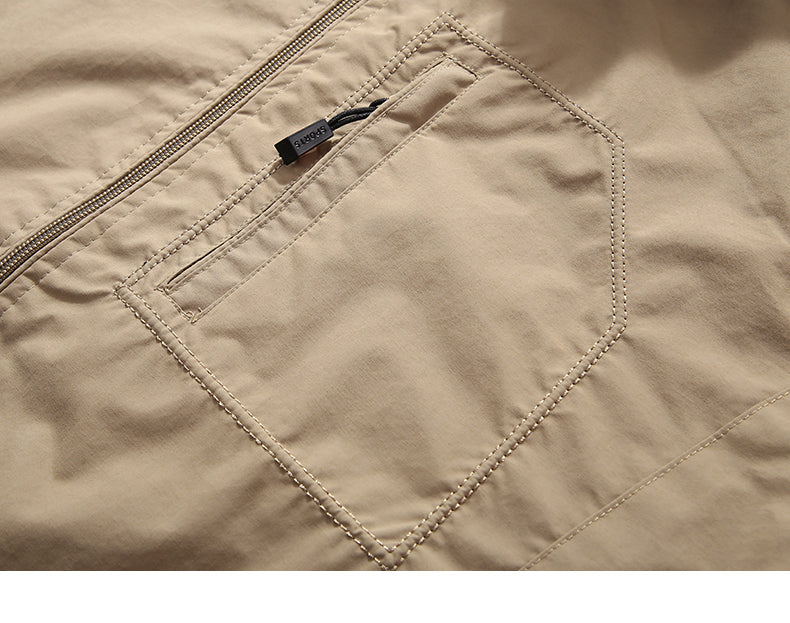 Spring Men Outdoor Waterproof Jacket Plus Size Windbreaker Rain Coat/Breathable Fishing Camping Tactical Jackets Male Clothing