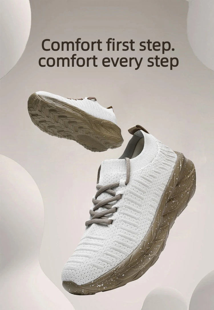 Breathable Men Casual Shoes Lightweight Male Vulcanized Shoes/Outdoor Platform Men's Loafers Soft Mesh Flats Non-slip Sneakers