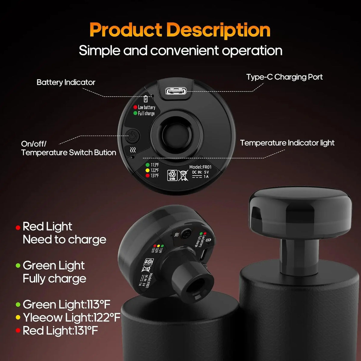 LINGTENG Deep Tissue Massage Gun, Portable Electric Muscle Massager 20‑Speed Levels/7 Massage Heads 1800mAh Rechargeable Battery