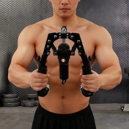 Hydraulic Power Twister Spin Button Arm Blaster Forearm Workout Equipment/Adjustable 22-440lbs for Arms Legs Biceps