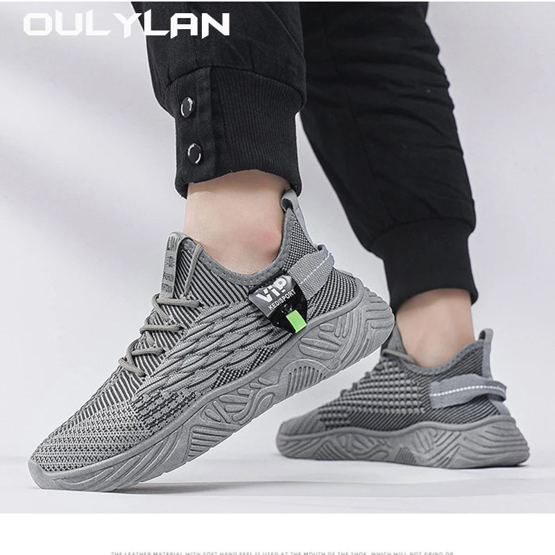 Men's Sneakers Summer Trendy Men Running Shoes/Outdoor Sports Mesh Breathable Sneaker Casual Comfortable Shoes