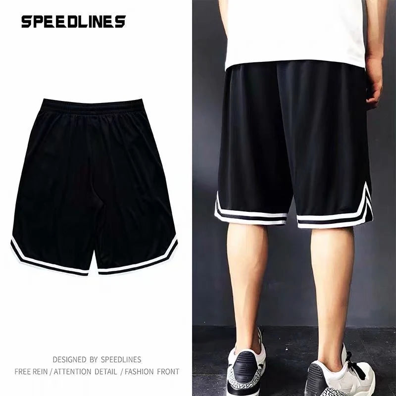 1pcs Summer Men's Sport Basketball Shorts Large Size Male/Mesh Quick Dry Gym Shorts Fitness Joggers Casual Breathable Short Pant