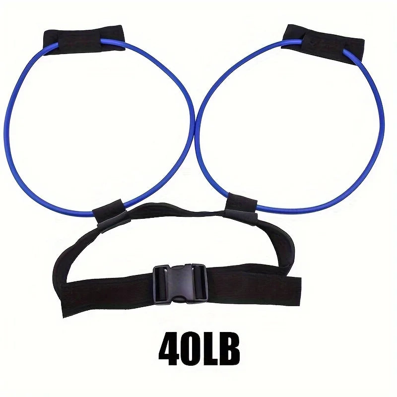 Yoga Leg Butt Lifting Elastic Traction Belt Hip Fitness/Stretch Resistance Band Elastic Rope for Workout Training
