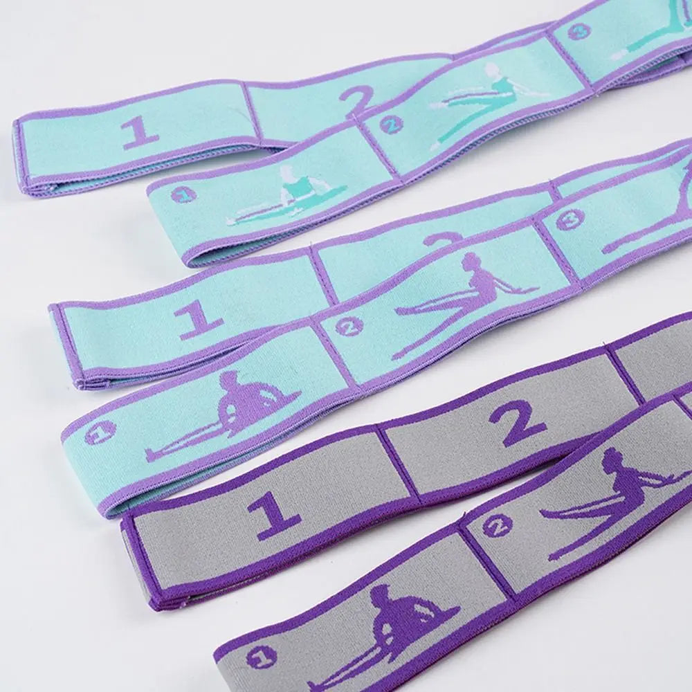 Yoga Stretching Belt Dance Stretching Band Elastic Yoga Resistance Bands/Home Pilates Exercise Pull Strap Belt Fitness Sport