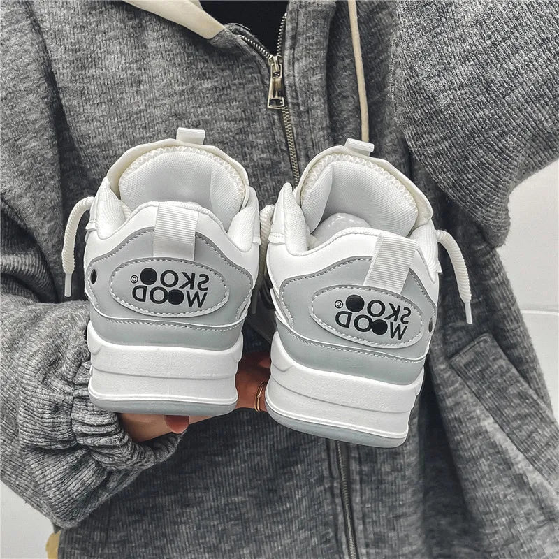 Men's shoes four seasons of the new style students/retro platform leisure sports shoes