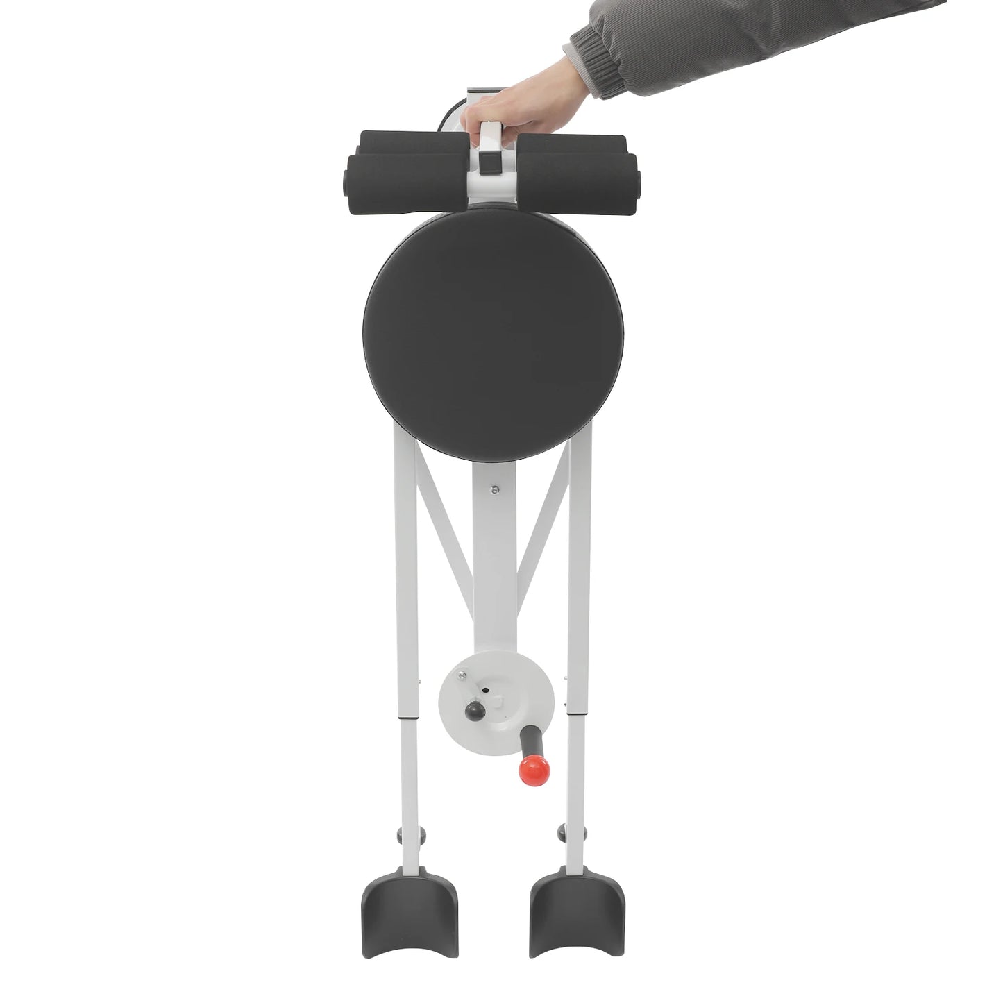 Foldable Leg Stretcher for Splits Yoga Dance Adjustable/0-180° Opening Angle with 5 Telescopic Levels Ergonomic Backrest Machine