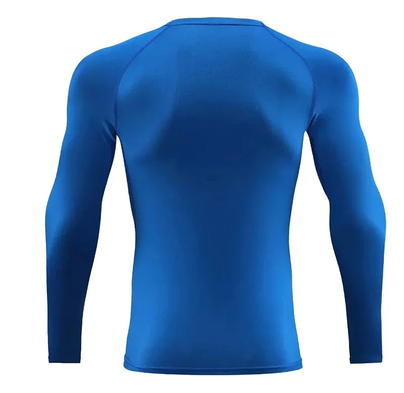 Men Long Sleeve Slim Tops Tees Sportswear Gym Fitness/Compression T-shirt Running Outdoor Jogging Tight Quick Shirt
