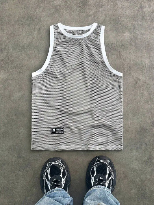 Men's Mesh Sleeveless Tank Top/For Casual Daily Wear Spring Summer