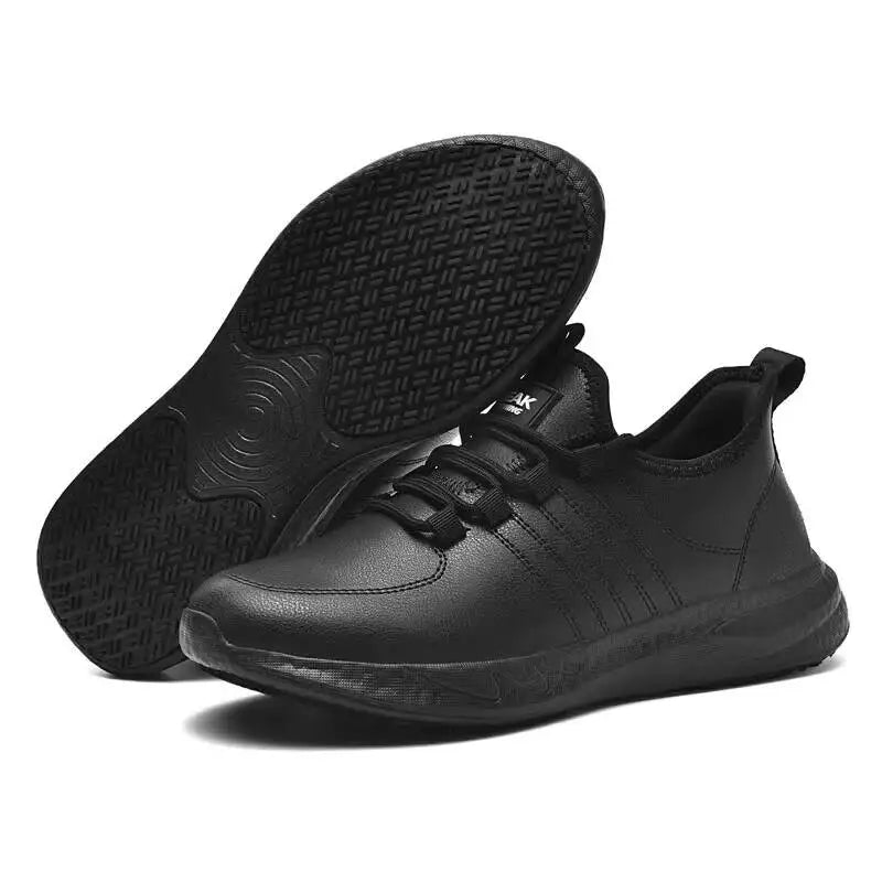Hotel Four Season New Light Plus Size Men's Work/Waterproof Non-Slip Oil-Proof Chef Career Casual Shoes