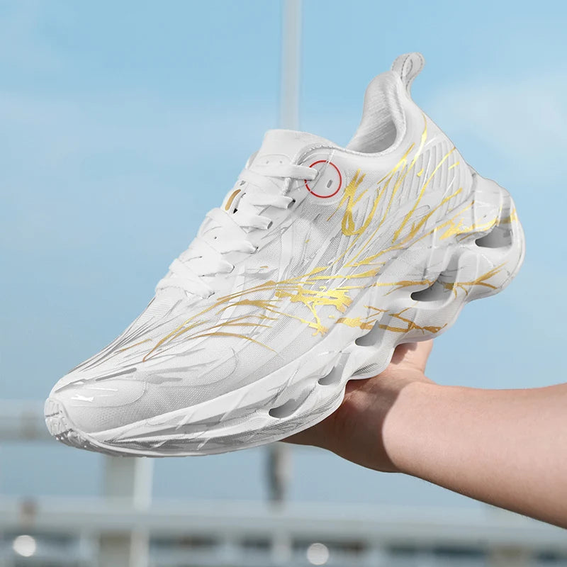 Couple Running Shoes New Shock-absorbing Lightweight Breathe Mesh/Marathon Professional Sports Shoes for Women