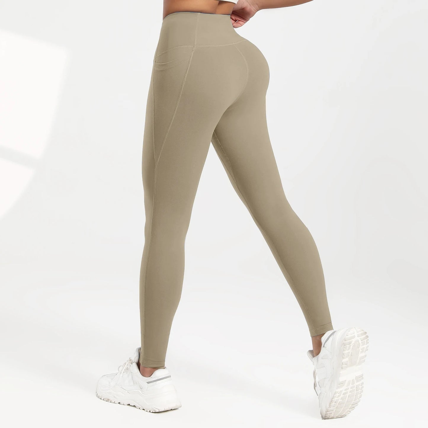 Women Pocket Yoga Leggings Fitness Running High Waist Slim Pants/Push Up Sports Gym Quick Dry Jogging Casual Female Workout Pant